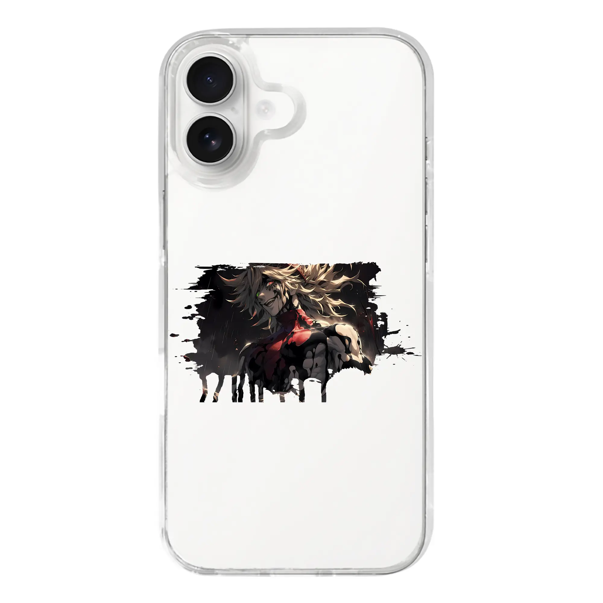 鬼滅の刃 グッズ,童磨 - iPhone 17シリーズ 透明スマホケース – 薄型・耐衝撃・精密フィット保護カバー